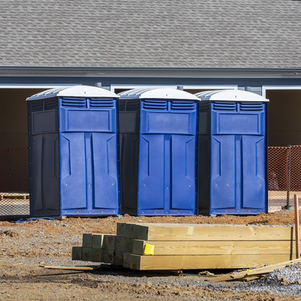 what is the expected delivery and pickup timeframe for the porta potties in Boston New York